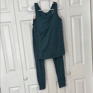 Teal Sleeveless Set